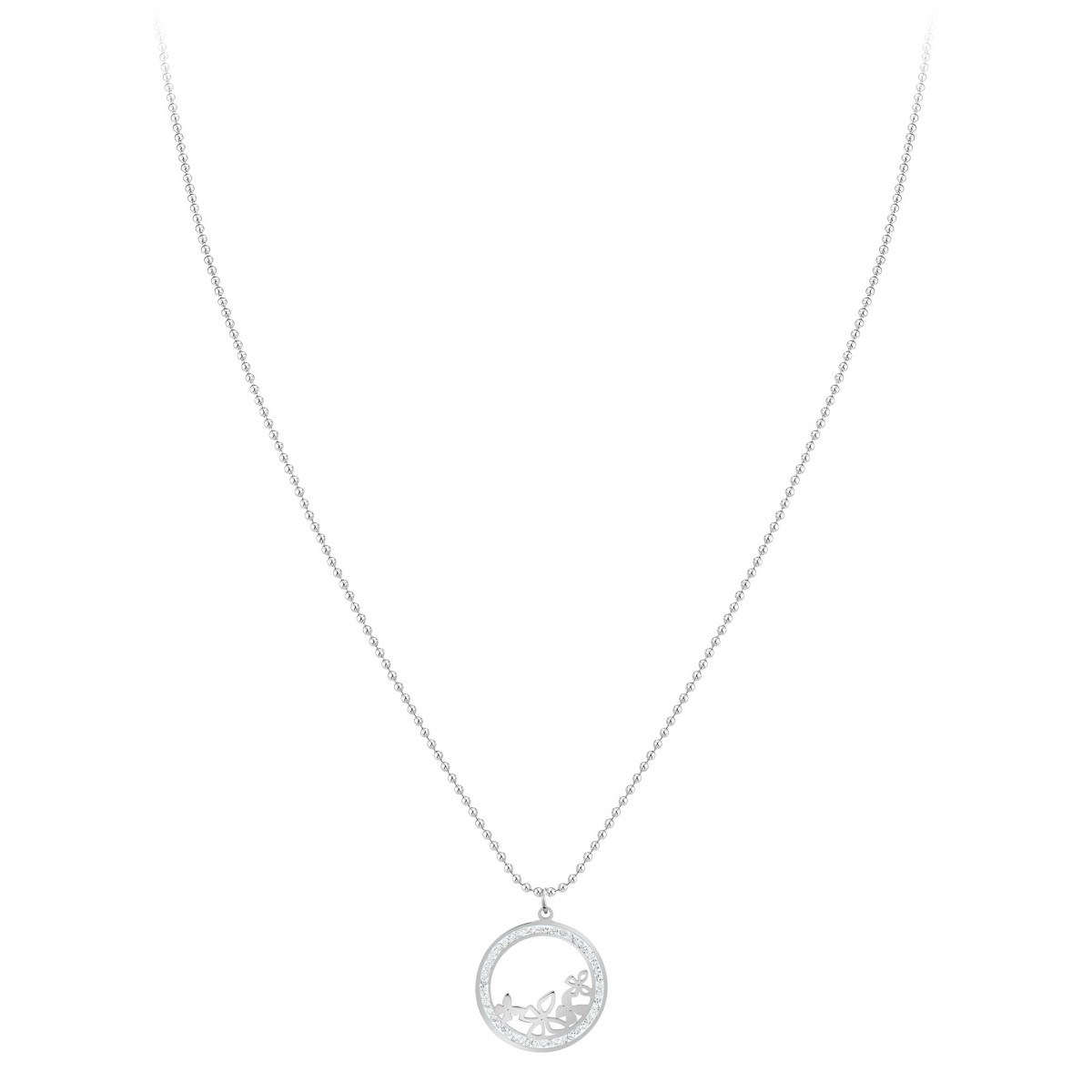 Collier papillon SC Crystal orné de Cristaux scintillants