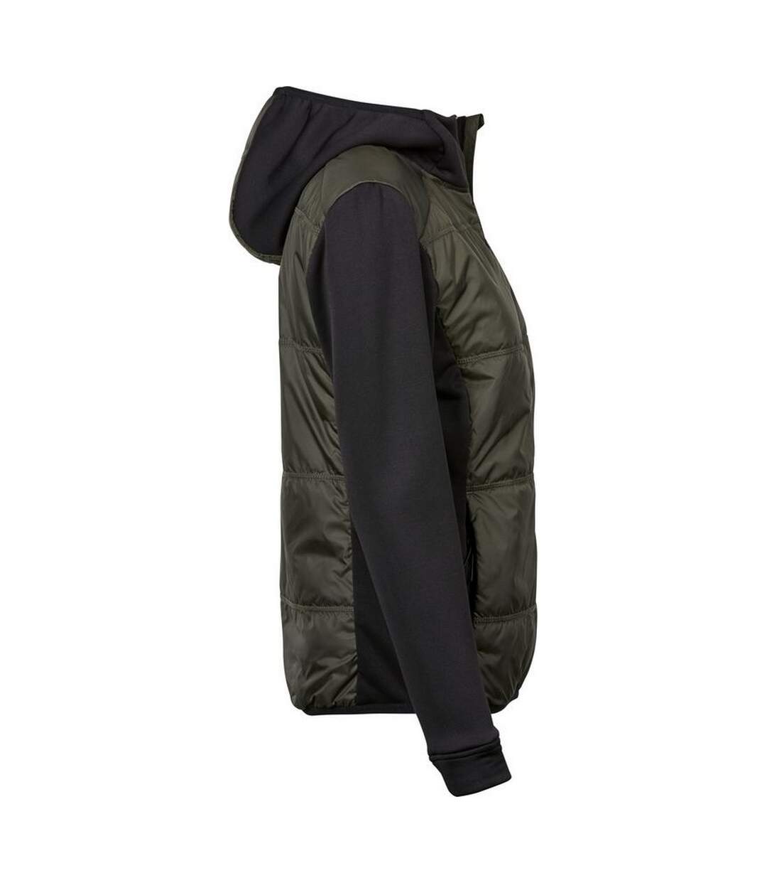 Tee Jay - Veste à capuche - Femme (Vert foncé / Noir) - UTBC5085