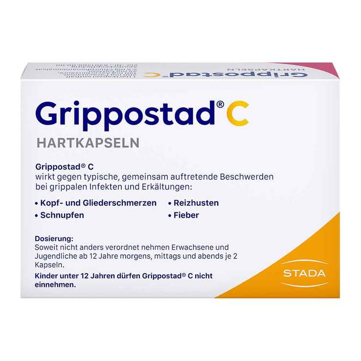 Grippostad C Hartkapseln bei Erkältung, 24 St
