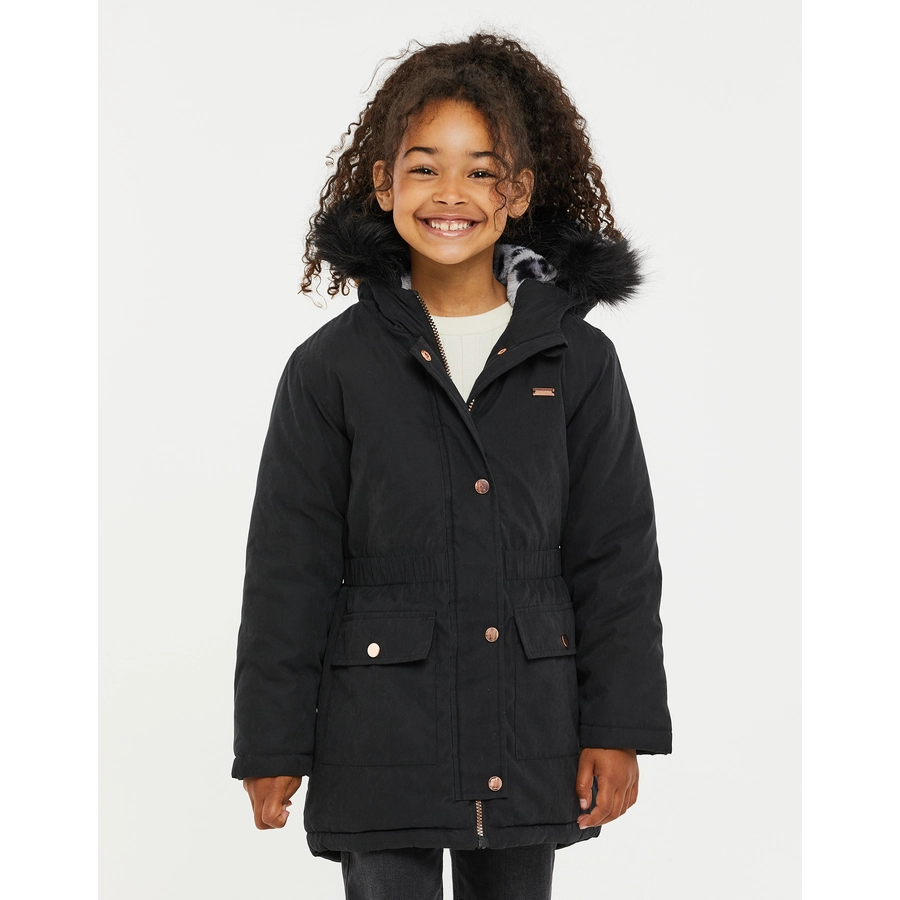 Threadgirls Winterjacke THB Hooded Parker Jacket Cher Black