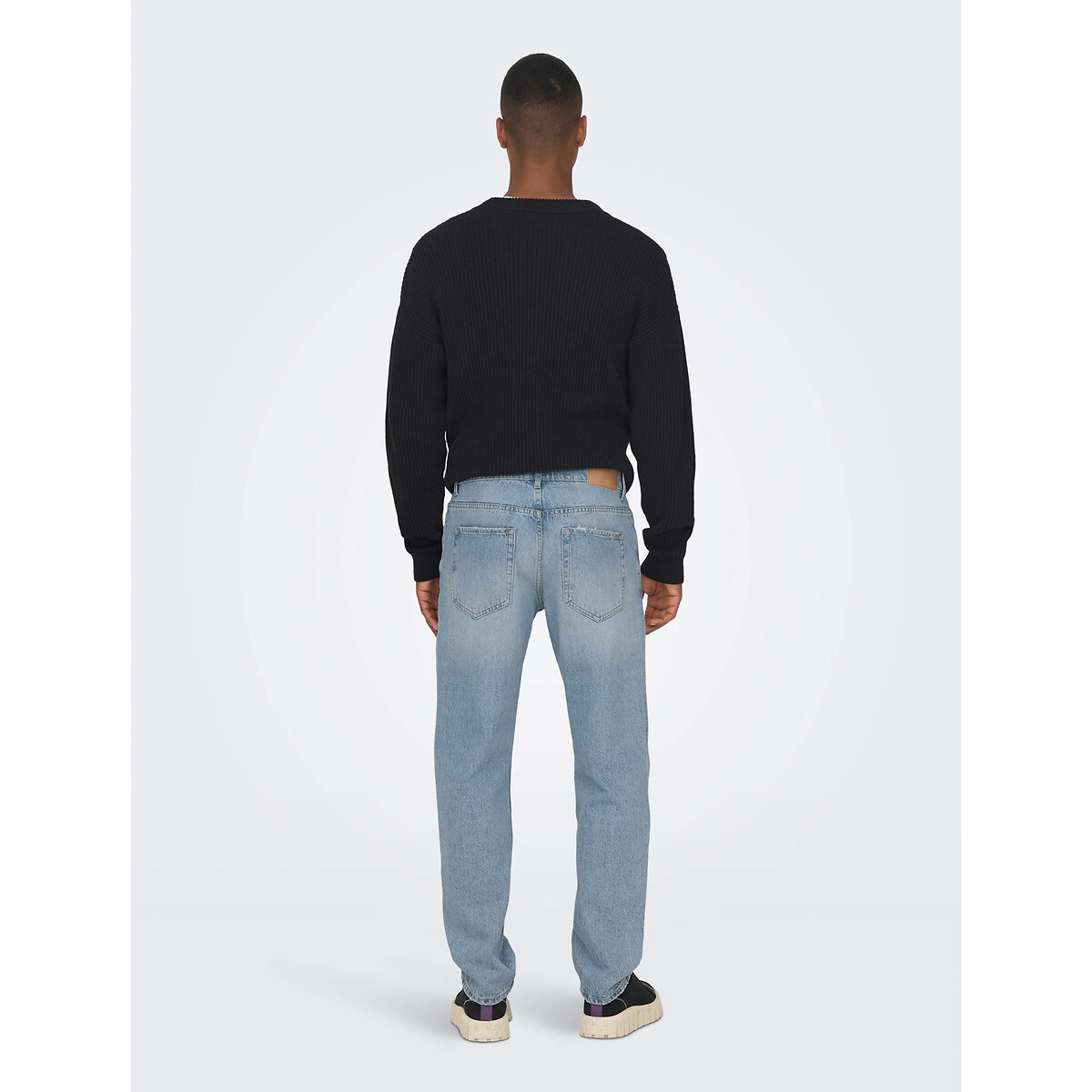 ONLY & FILHOS<br>Calça jeans folgada Edge