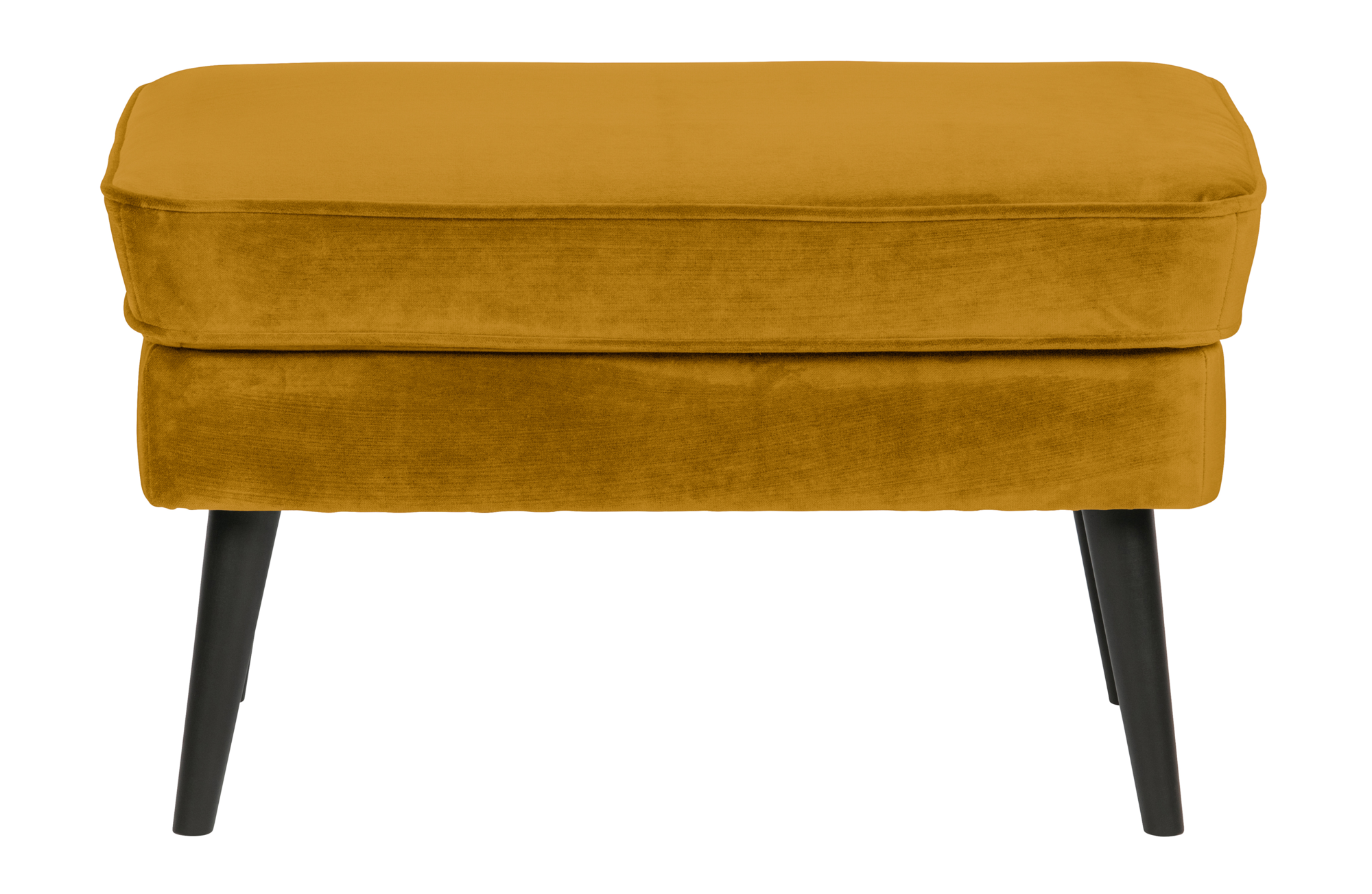 Hocker Rocco fluweel - Oker