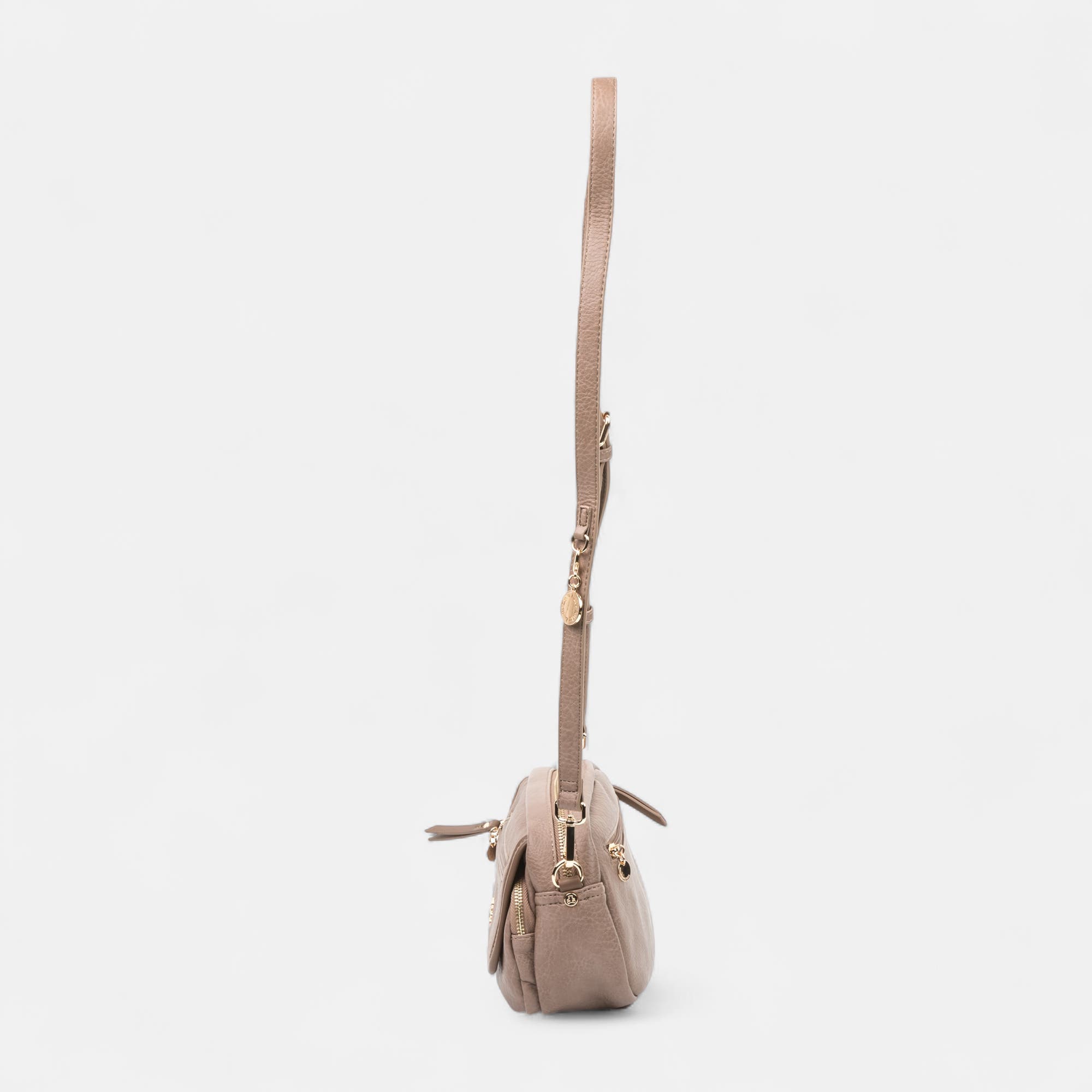 Sac bandoulière taupe