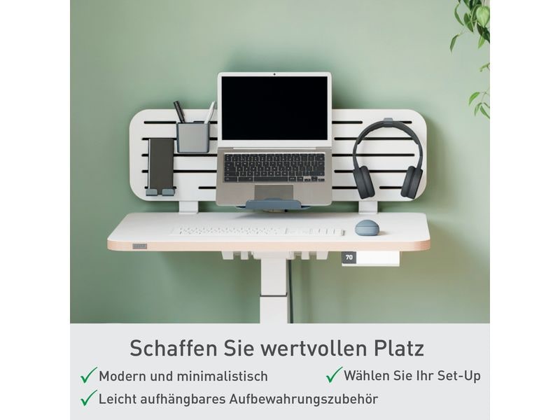 Leitz Ergo Schreibtisch-Organizer Gross, Weiss Schreibtisch-Aufbewahrung