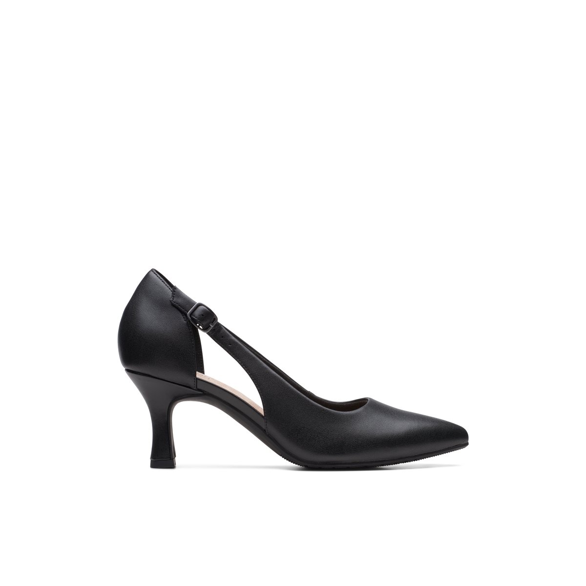 CLARKS-Kataleynarae-Chaussure à talon haut - Talon aiguille - Noir/Noir