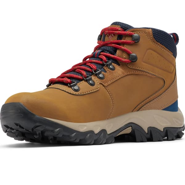 Chaussure de randonnée mid COLUMBIA NEWTON RIDGE PLUS II WP LIGHT BROWN, RED VELVET