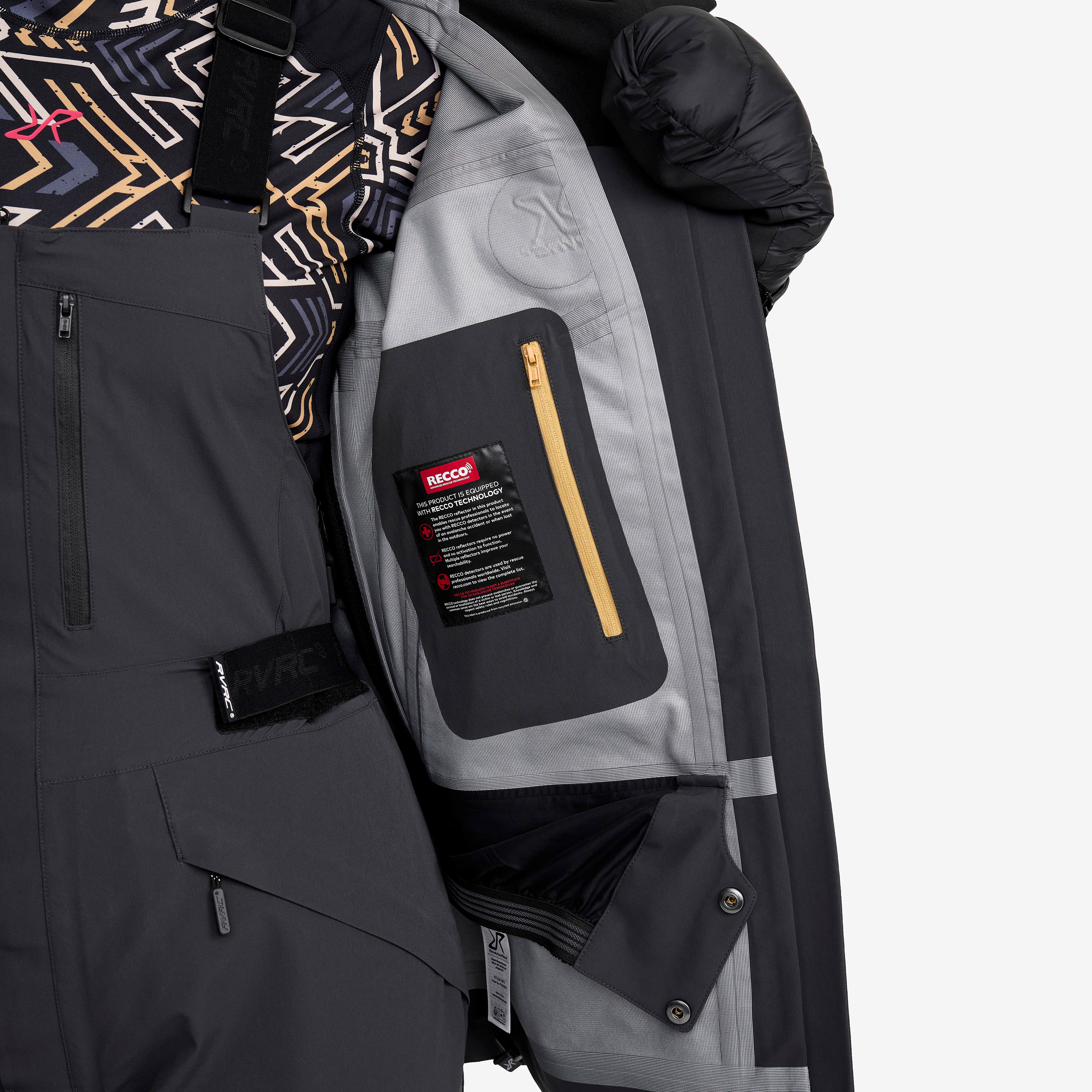 Atlas 3L Ski Jacket Dame Anthracite