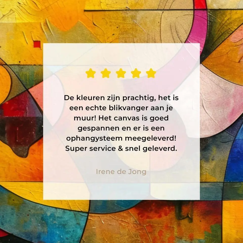 MuchoWow Canvas Schilderij 90x60cm Kunst Abstract Modern