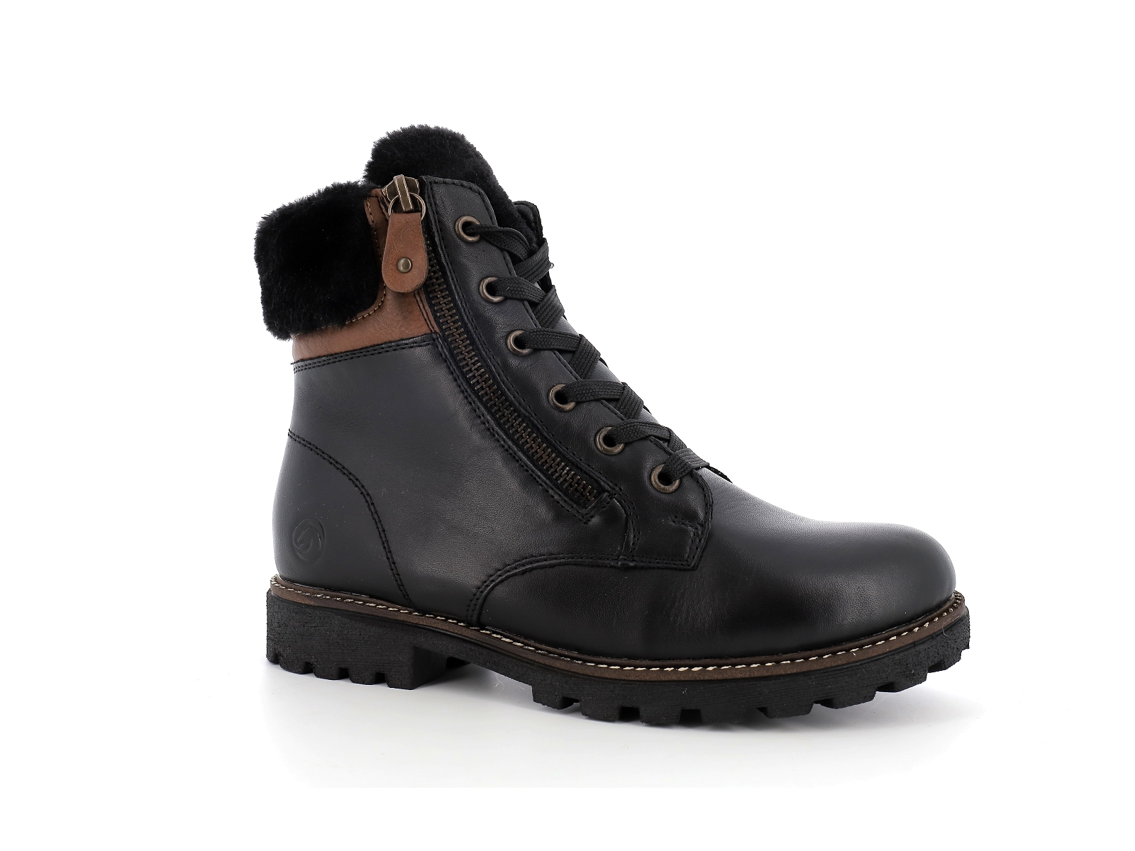 Remonte-D8463 Cuir Noir