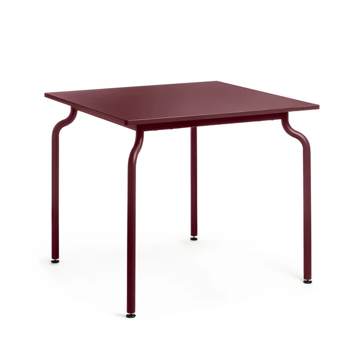 Magis - South Gartentisch, 90 x 90 cm, bordeaux