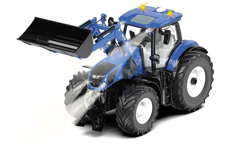Traktor New Holland T7.315 App RTR, 1:32<br>Siku Control Traktor mit funktionsfähigem Frontlader und Bluetooth Smartphone App Steuerung