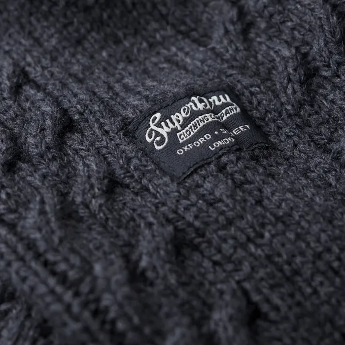 Superdry Vintage Jacob Henley Trui Heren