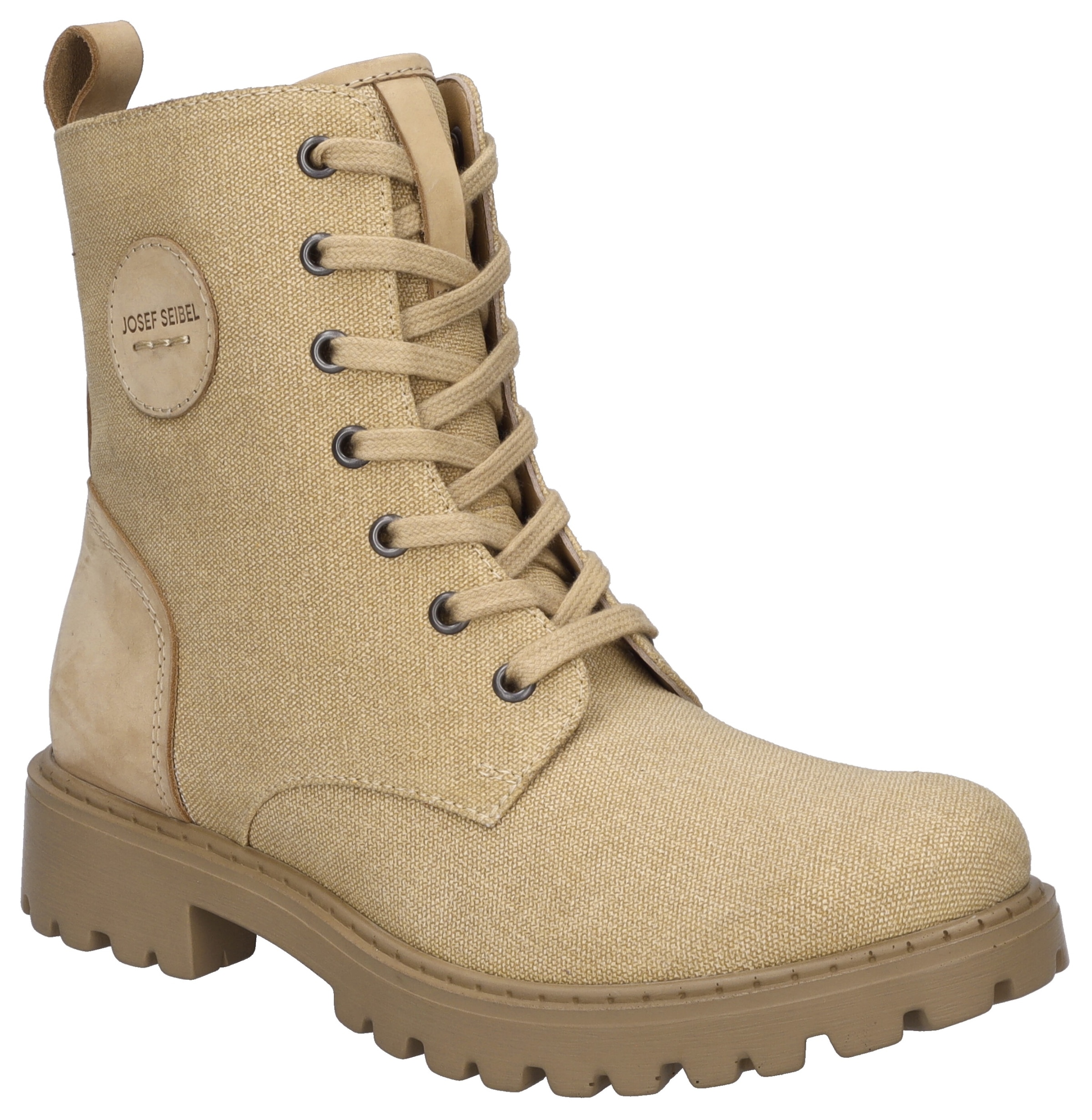 Josef Seibel Schnürboots »Marta 26«  , Blockabsatz, Schnürschuh, Stiefelette mit Wechselfussbett