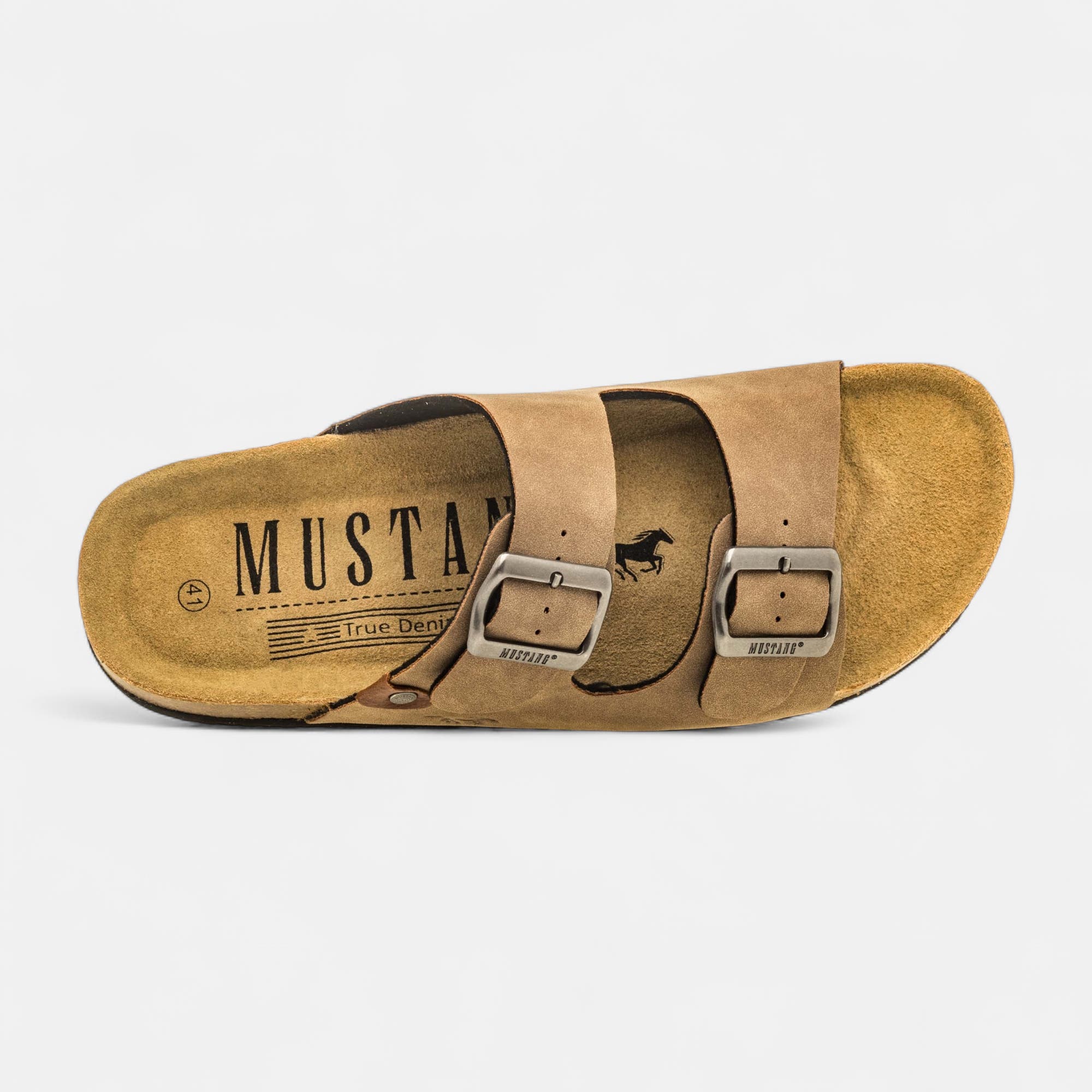 Mules semelle liège Homme beige