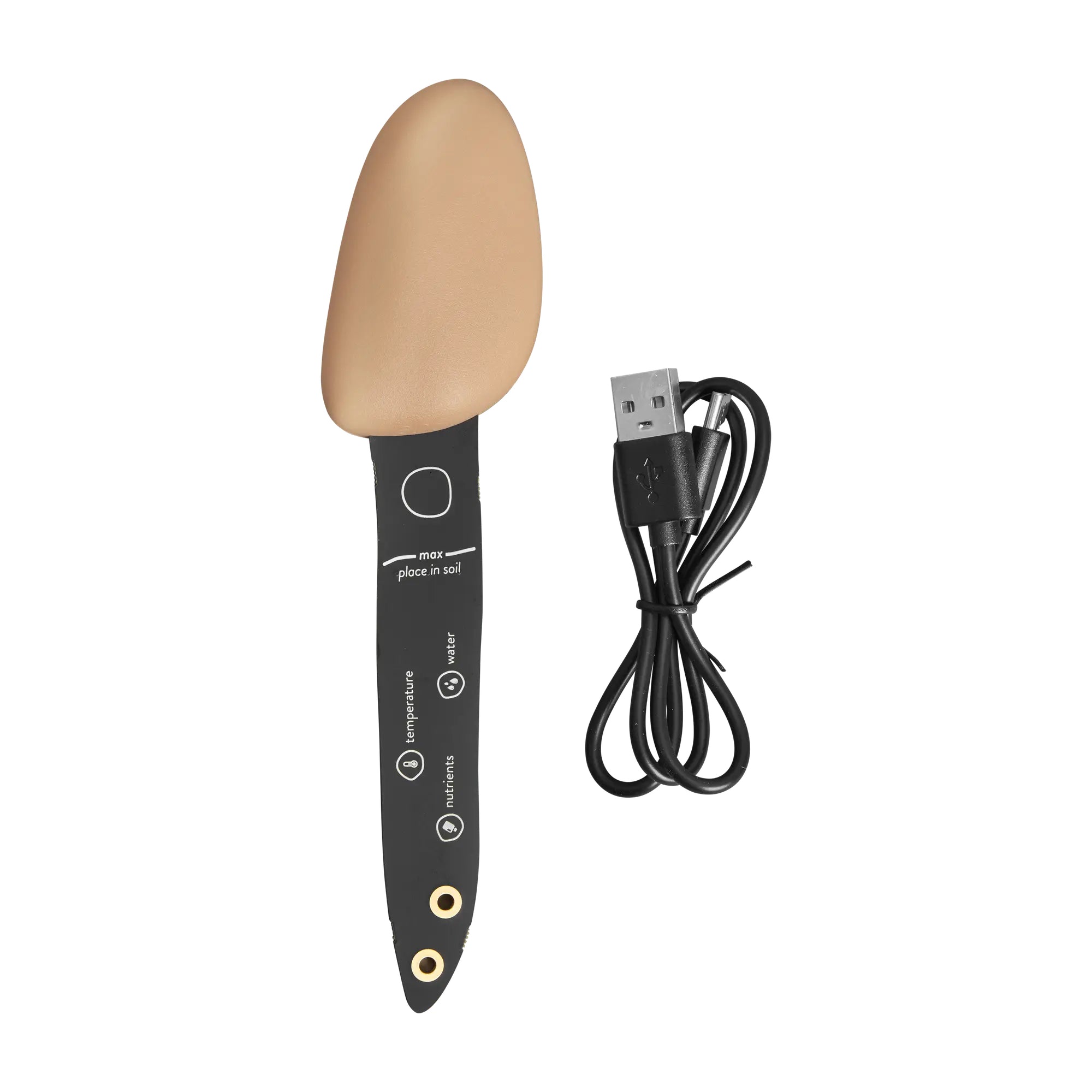 Elho Smart Pebble - Bruin - L 5 x B  x H 17 cm - Binnen