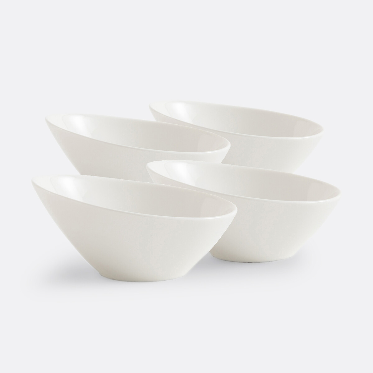 LA REDOUTE INTERIEURS<br>Conjunto de 4 taças em porcelana, Romana