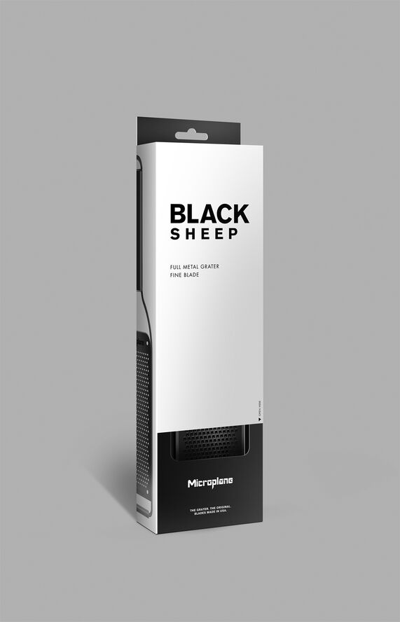 Microplane Black Sheep rivejern fin Sort