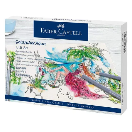 Faber-Castell Goldfaber Aqua Aquarellfarbstift Geschenkset