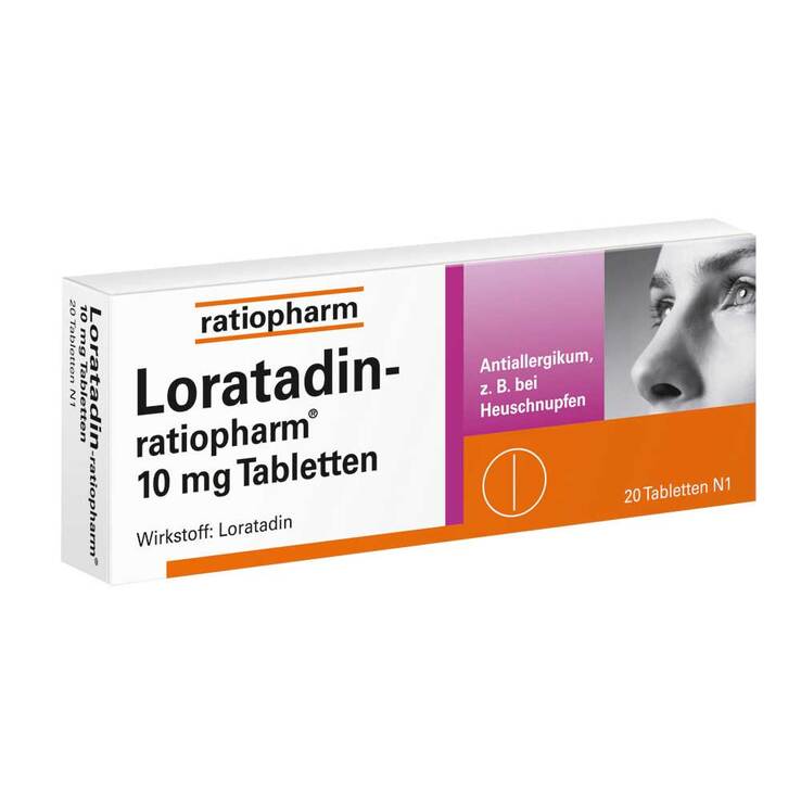 Loratadin ratiopharm 10 mg Tabletten, 20 St