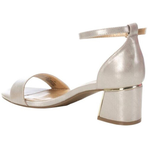 Xti - Sandalia tacón -142867 oro mujer Oro