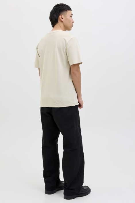 Jack & Jones beige heren t-shirt
