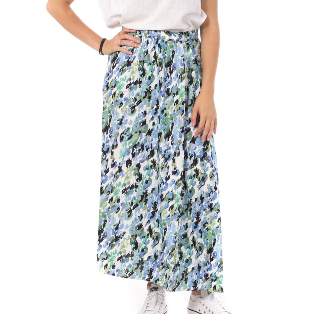 Vero Moda Jupe Longue Vert/Bleu Femme Vero Moda Maxi