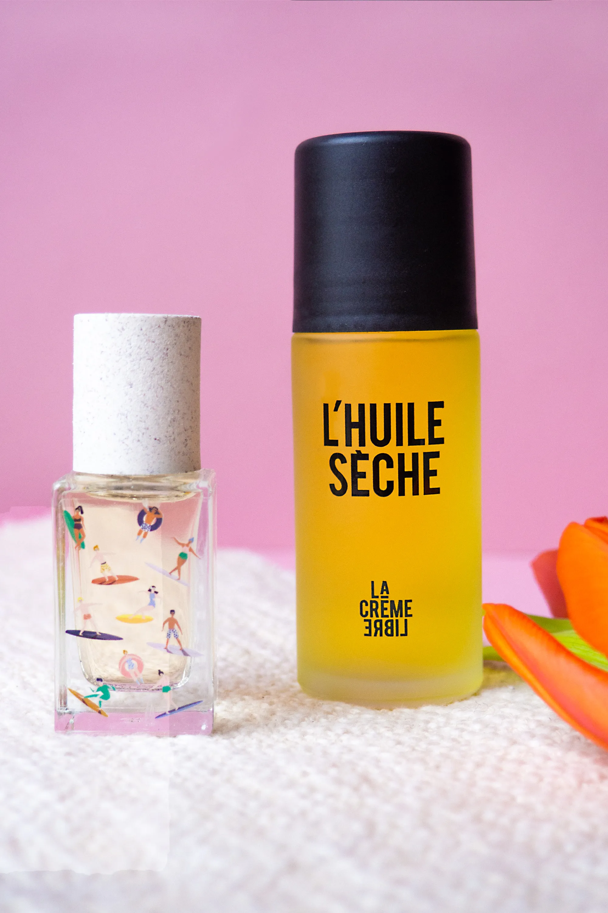 Maison Matine Coffret La Crème Libre x Maison Matine Parfum Bain de midi 15ml + Huile sèche bio-75 ml