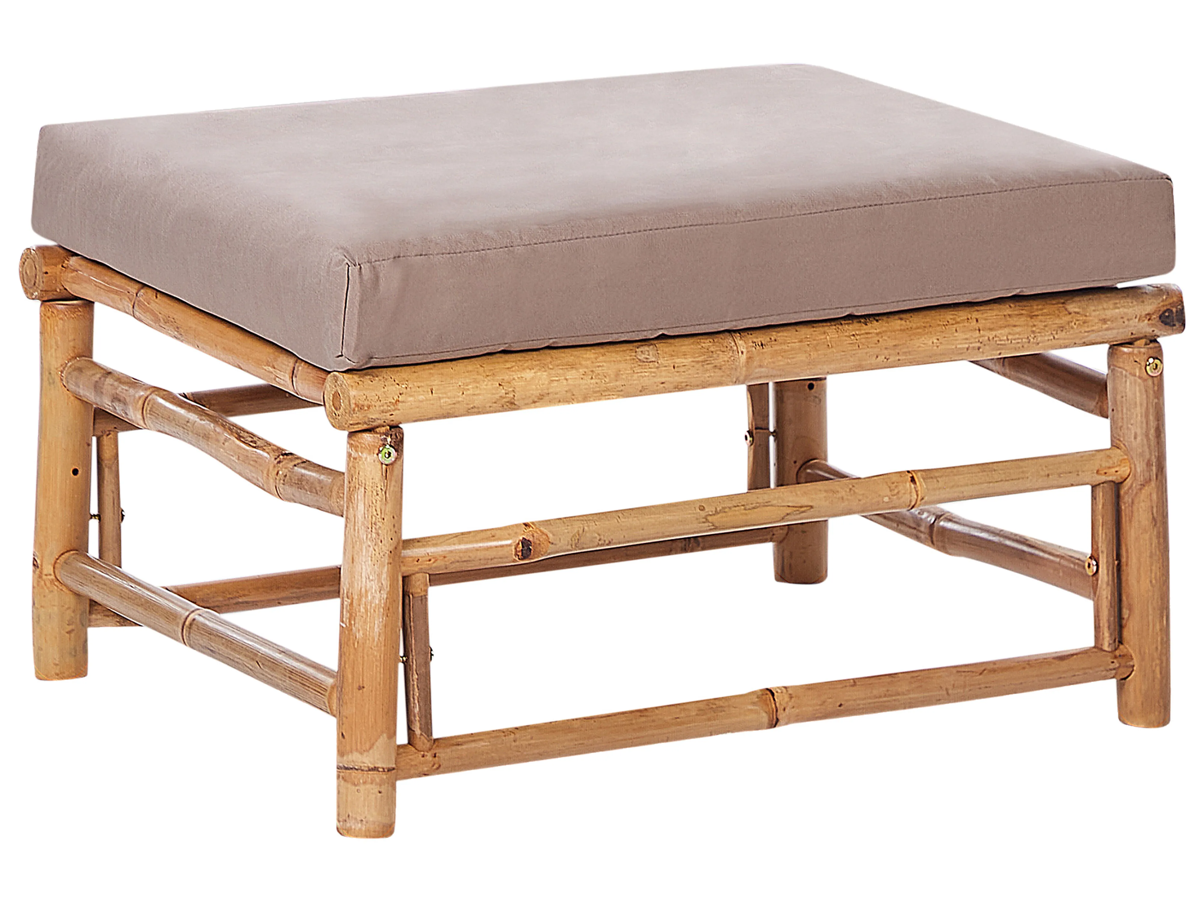Tuin ottomaan CERRETO Bamboehout Taupe