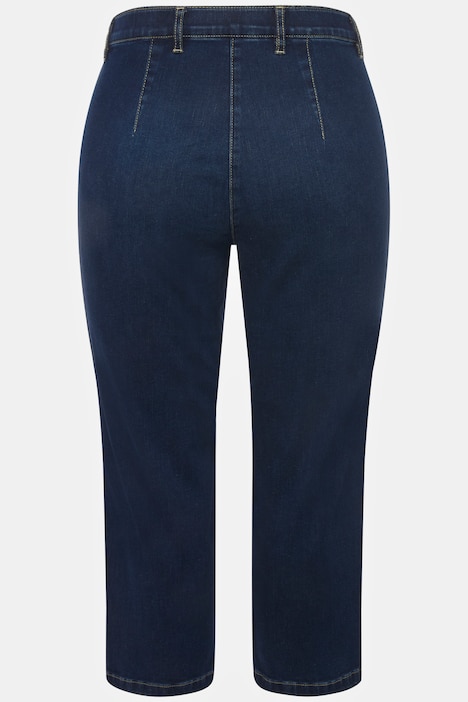 7/8-Jeans Mony, Elastikbund, Reißverschlusstaschen