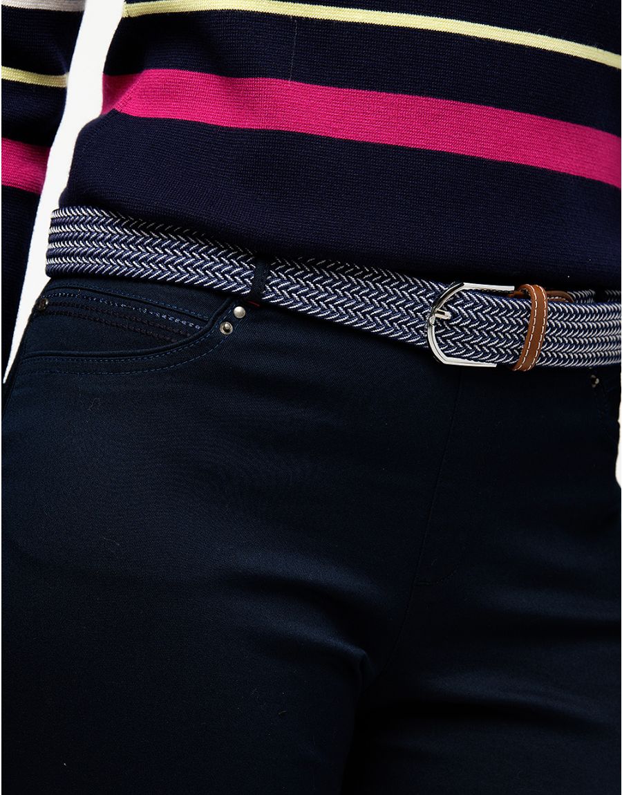 Jegging bleu marine coton