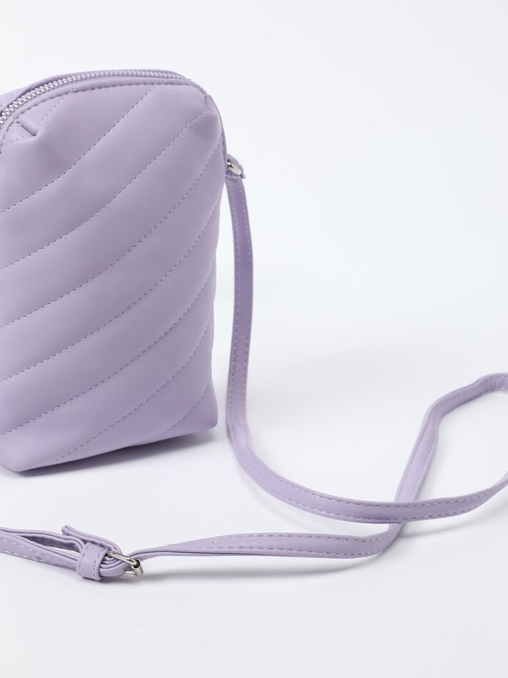 Capa acolchoada para celular - Lilás