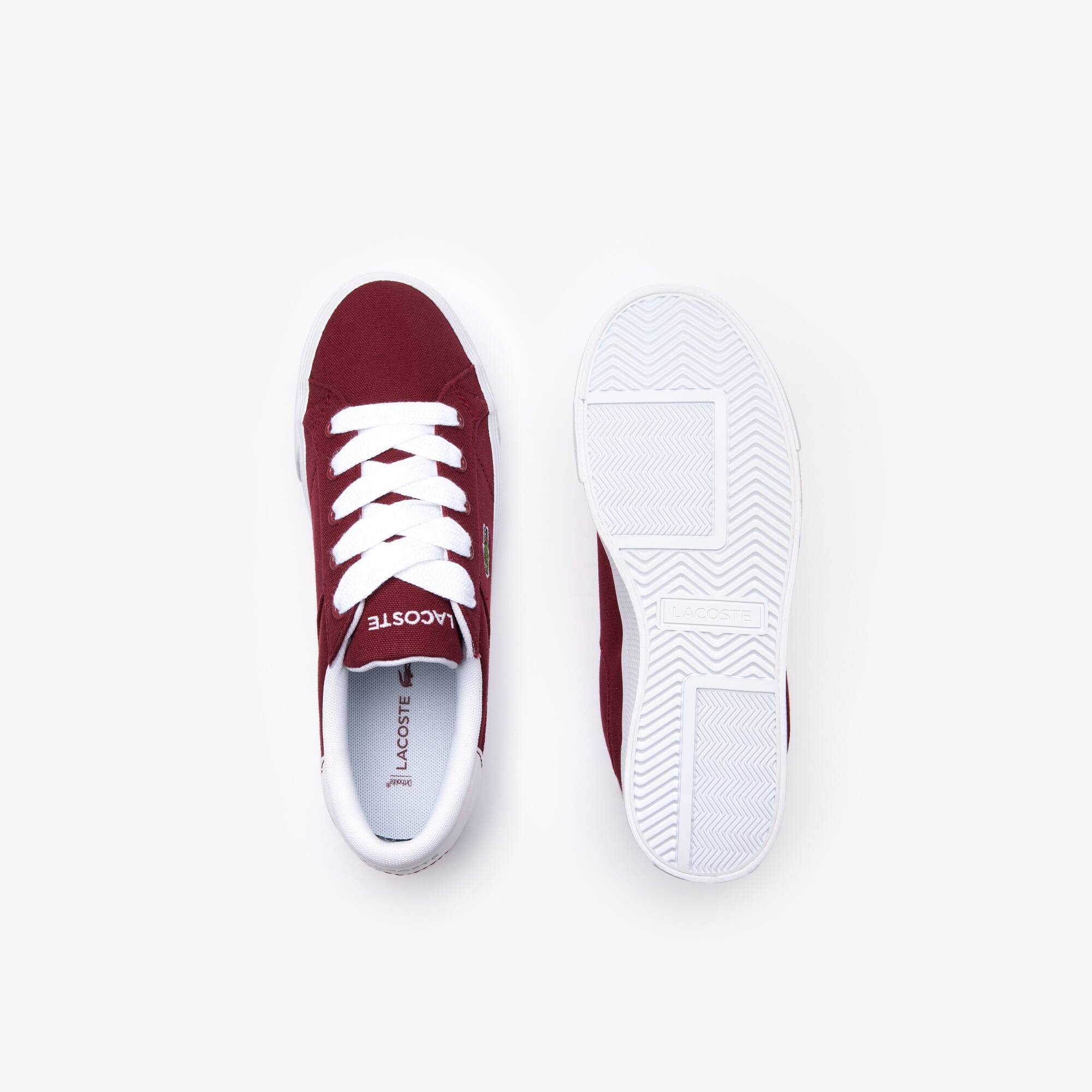 Damen-Sneakers Ziane Platform aus Textil Sneakers - Rot - Lacoste - Damen