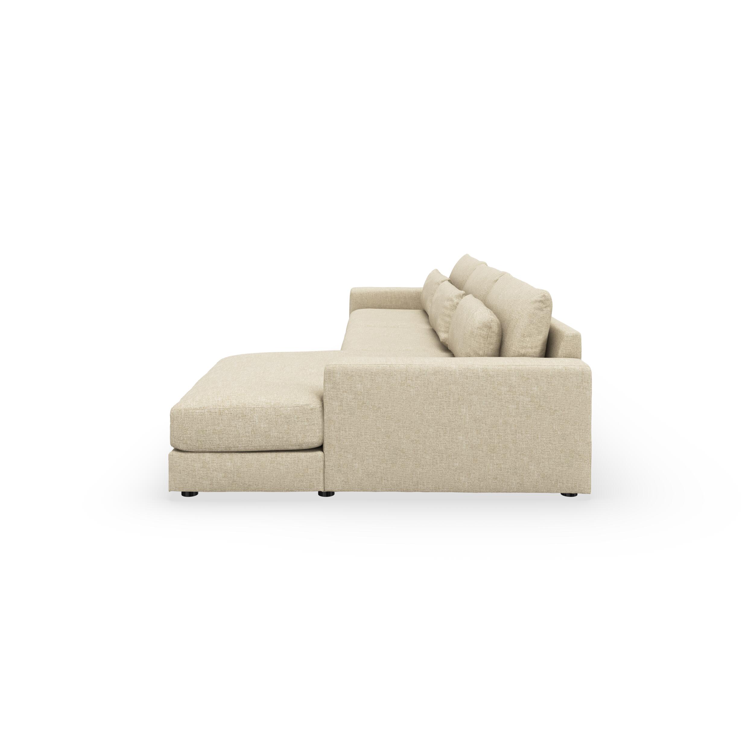 Halmstad højrevendt sofa med chaiselong