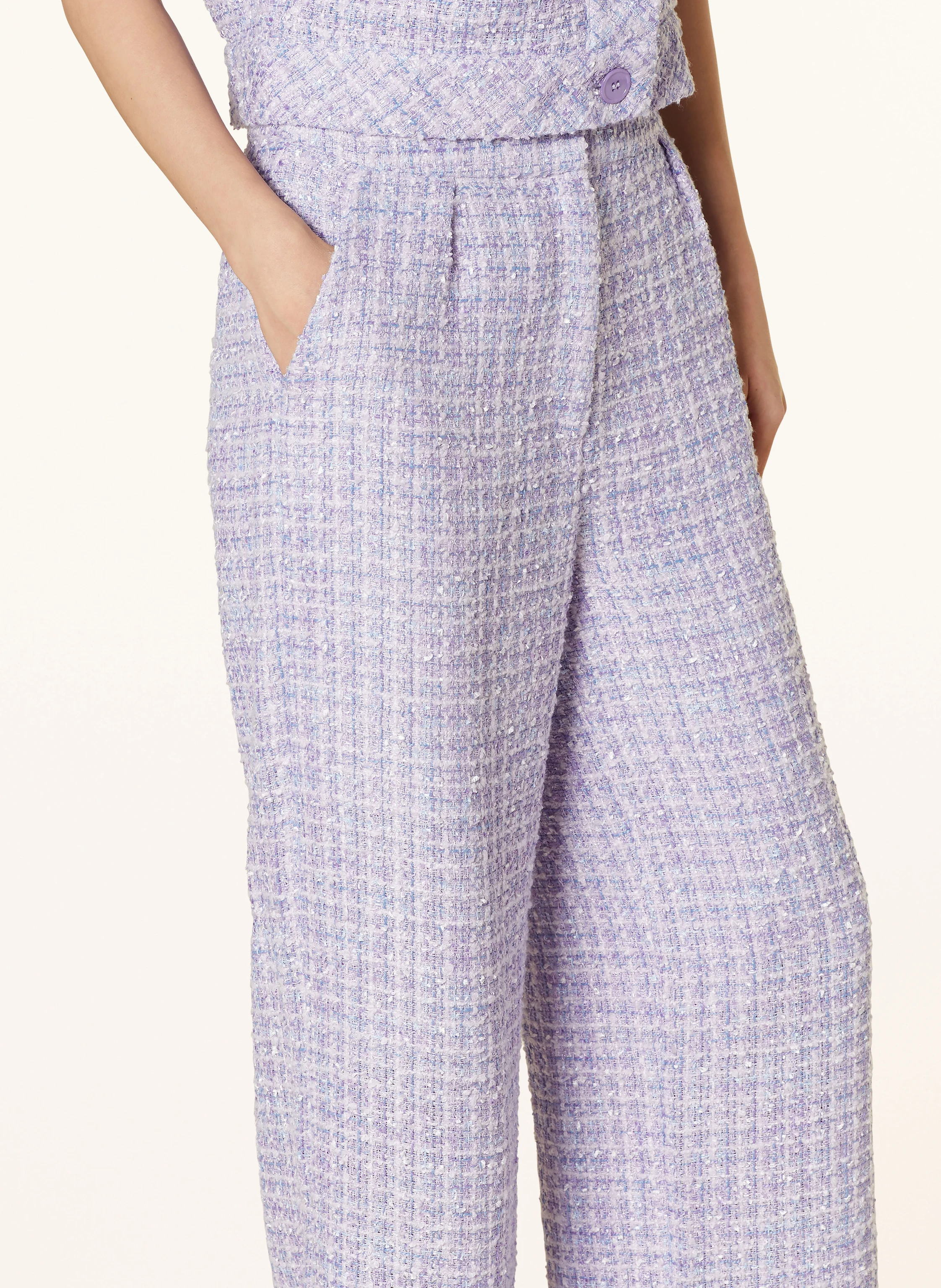 MRS & HUGS Bouclé-Hose
