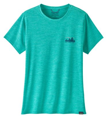 T-Shirt Technique Femme Patagonia Cap Cool Daily Graphic Bleu