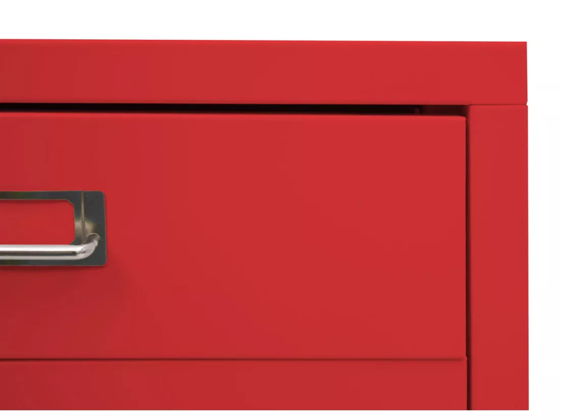 Caisson à roulettes MCW-L49, rouge