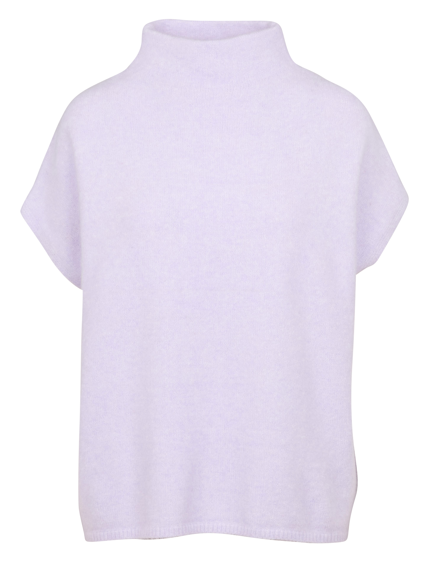 BENSON - Pull ample sans manches en laine mélangée | Violet