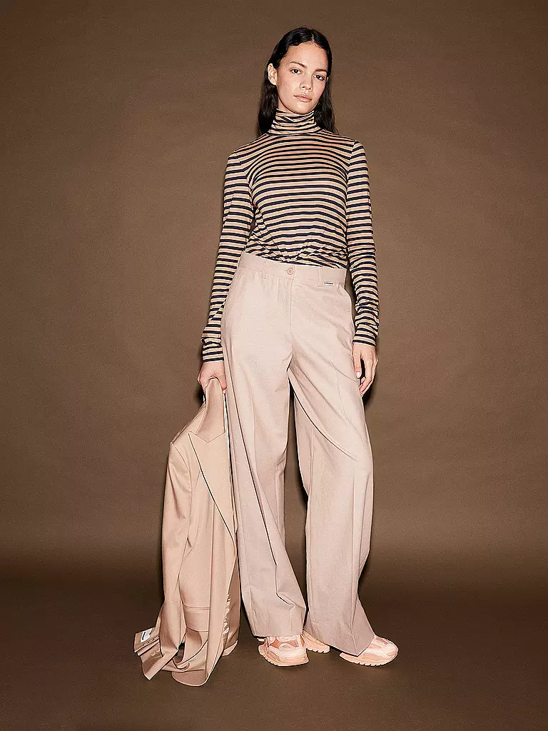 ARMEDANGELS Hose Wide Leg LEANDRAA HANDAAS camel