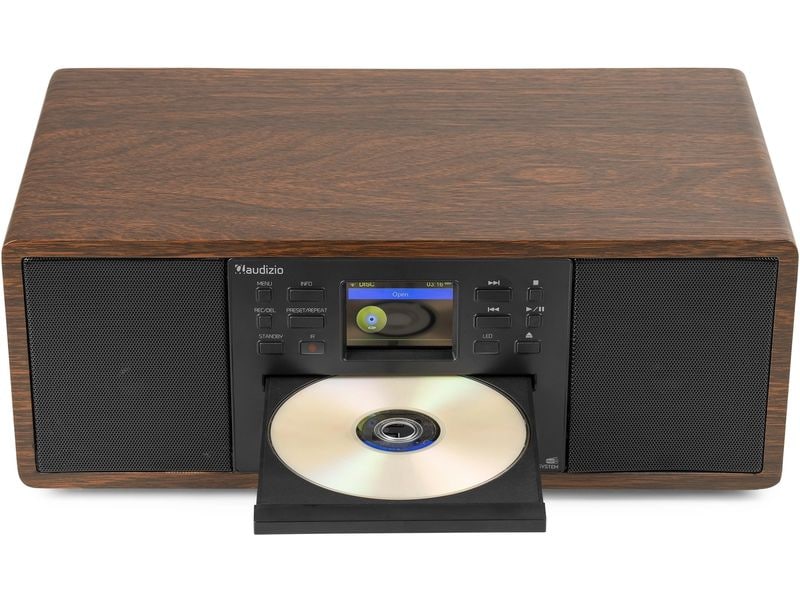 Audizio DAB  Radio Avola Braun DAB  Radio mit CD Spieler, Internet Radio und Bluetooth