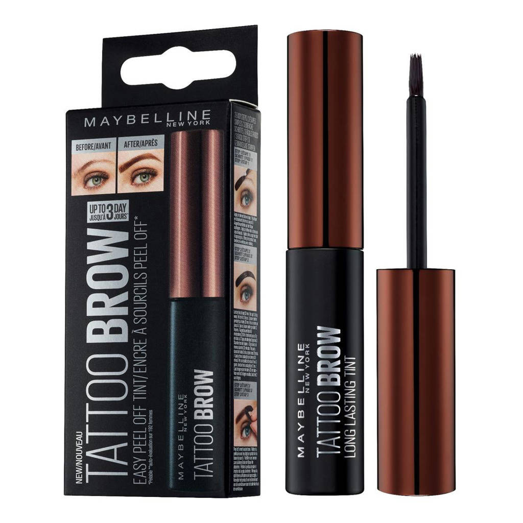 topTattoo Brow Peel-Off Gel wenkbrauwgel - 3 Dark Brown