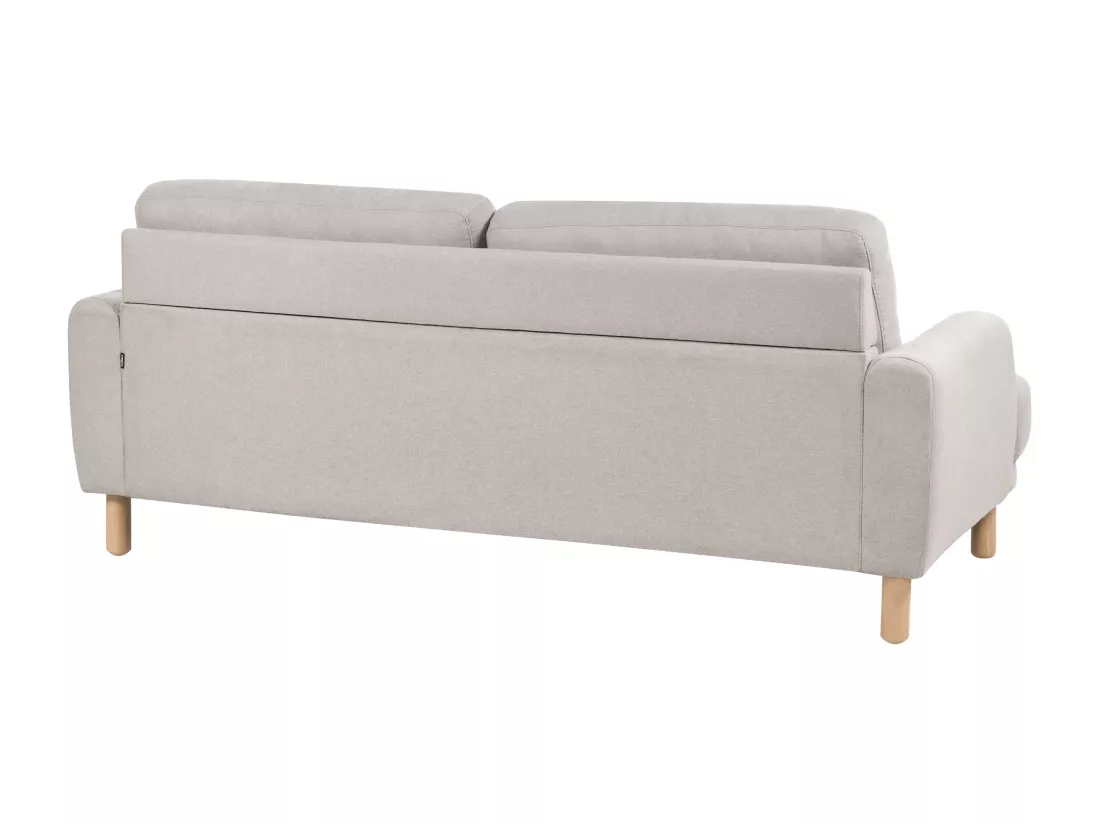 Canapé 3 places en tissu taupe TUVE