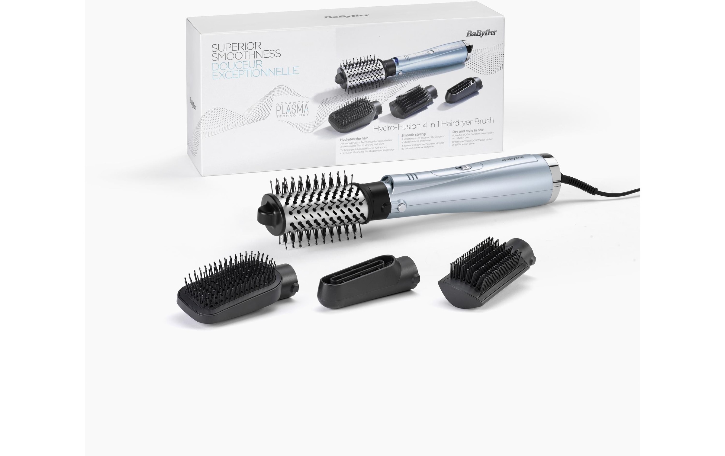 BaByliss Haarglättbürste »Hydro Fusion AS774CHE« Ionen-Technologie