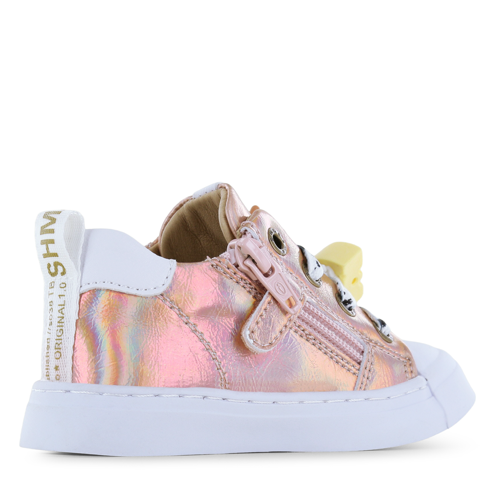 Shoesme metallic roze sneaker Metallic, Microfiber leer | Meisjes schoenen