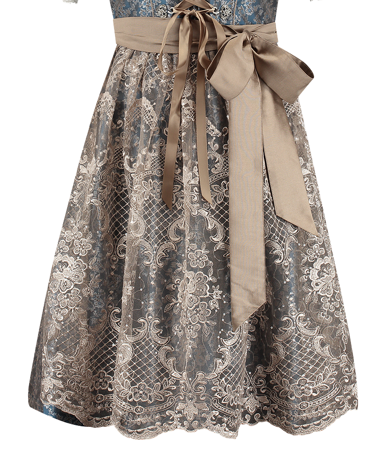 Wit Blauwe Dirndl Jurk Oktoberfest Roze Dames