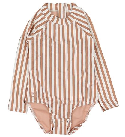 Liewood Bådedragt - Baby - Maxime - UV40+ - Stripe Tuscany Rose/