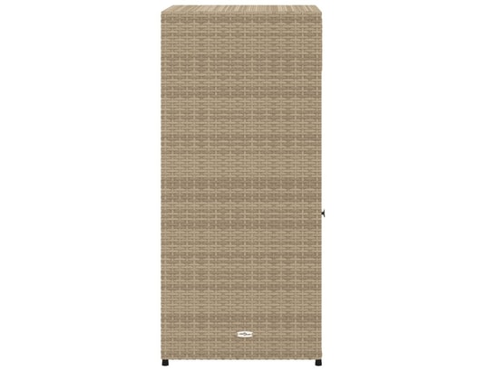 VIDAXL - Armoire de jardin Armoire de rangement de jardin beige 55x55x111cm résine tres...