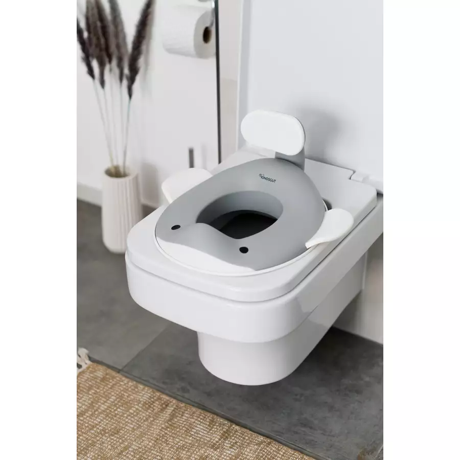 KINDSGUT Toilettenaufsatz Wal dunkelgrau