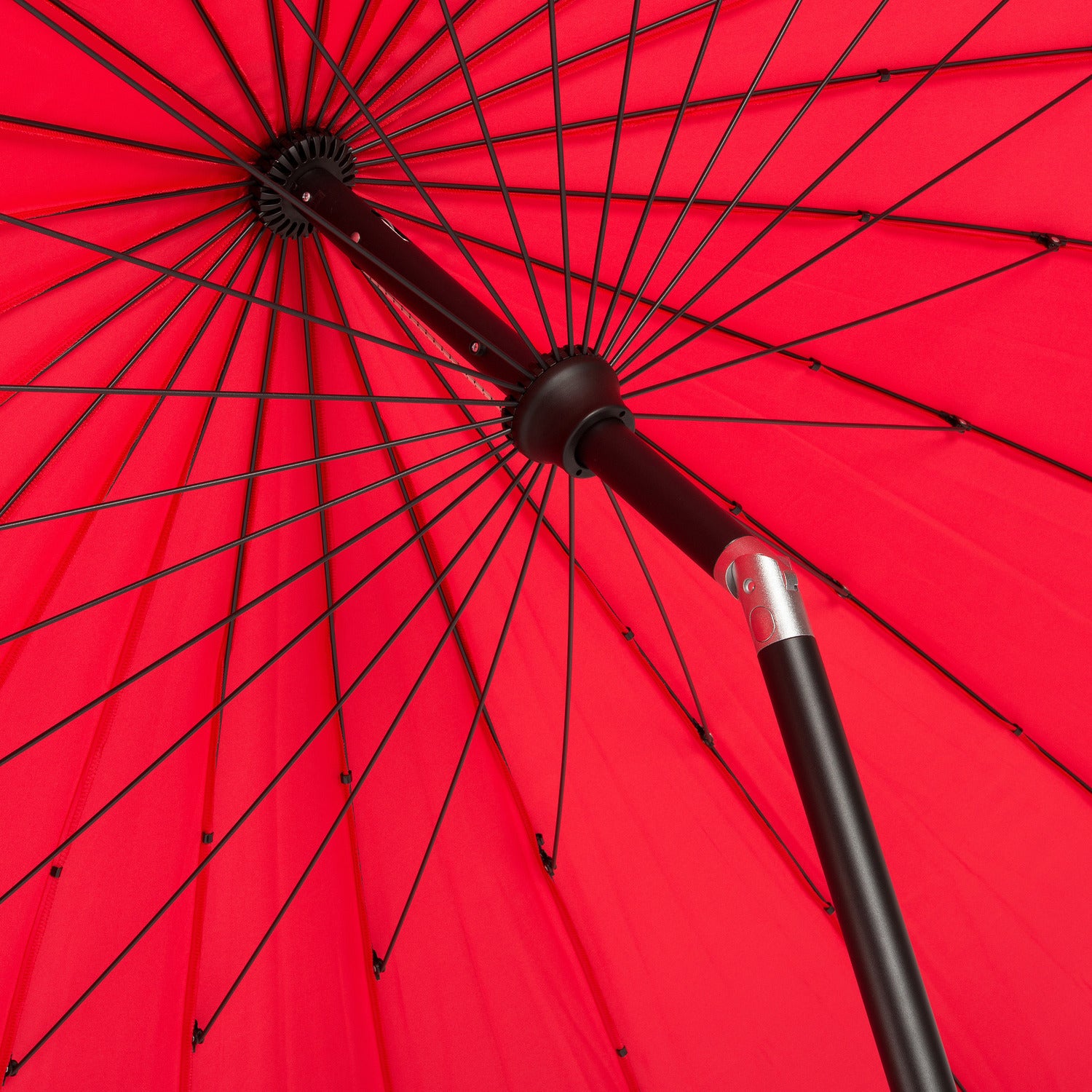 Intratuin parasol Shanghai rood 80+UV D 300 cm