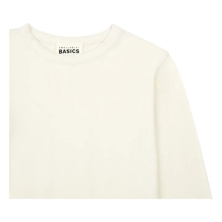 SMALLABLE BASICS T-Shirt Fille Manches Longues Jersey Coton Bio  | Sable
