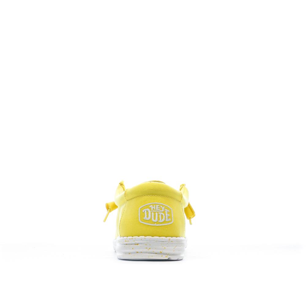 Hey Dude Chaussures Jaune Homme Hey Dude Wally Slub Canvas